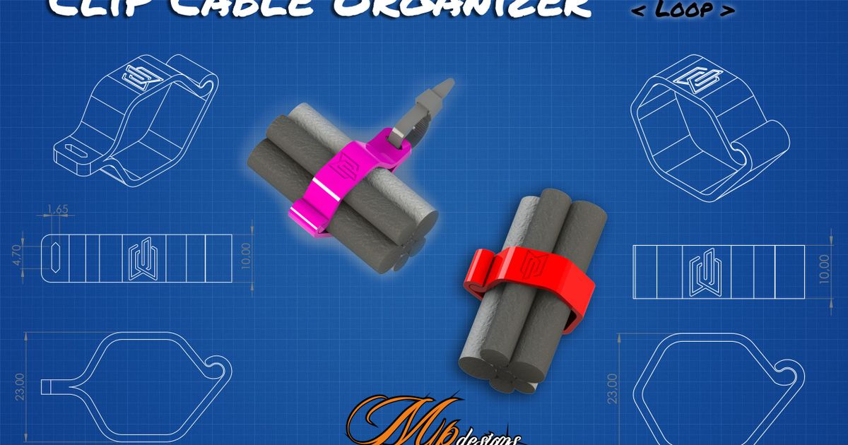 Clip Organizer Loop by MP3D Download free STL model