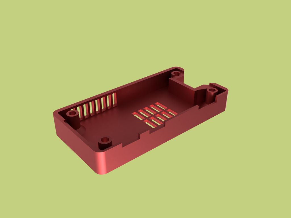 Wall mountable Raspberry pi zero/zero 2 case with space for 8mm ...