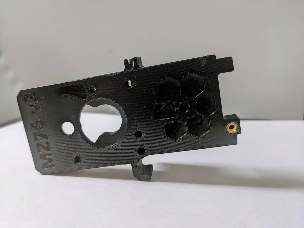 MZ76 v2 extruder (MK3S/MK2.5S) with fan heat set inserts by