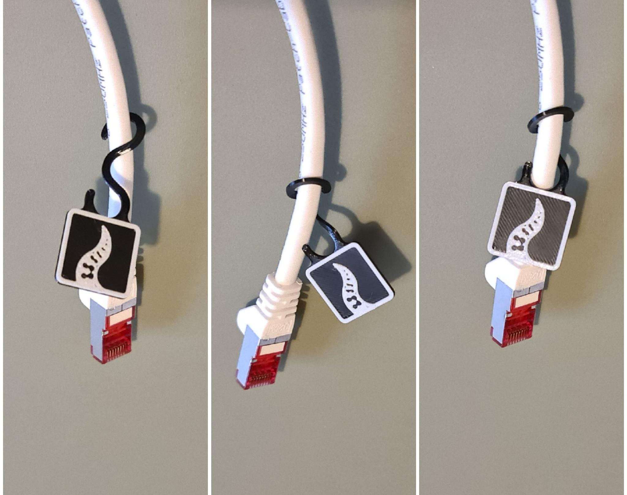 Cable Tag Set by Alego | Download free STL model | Printables.com