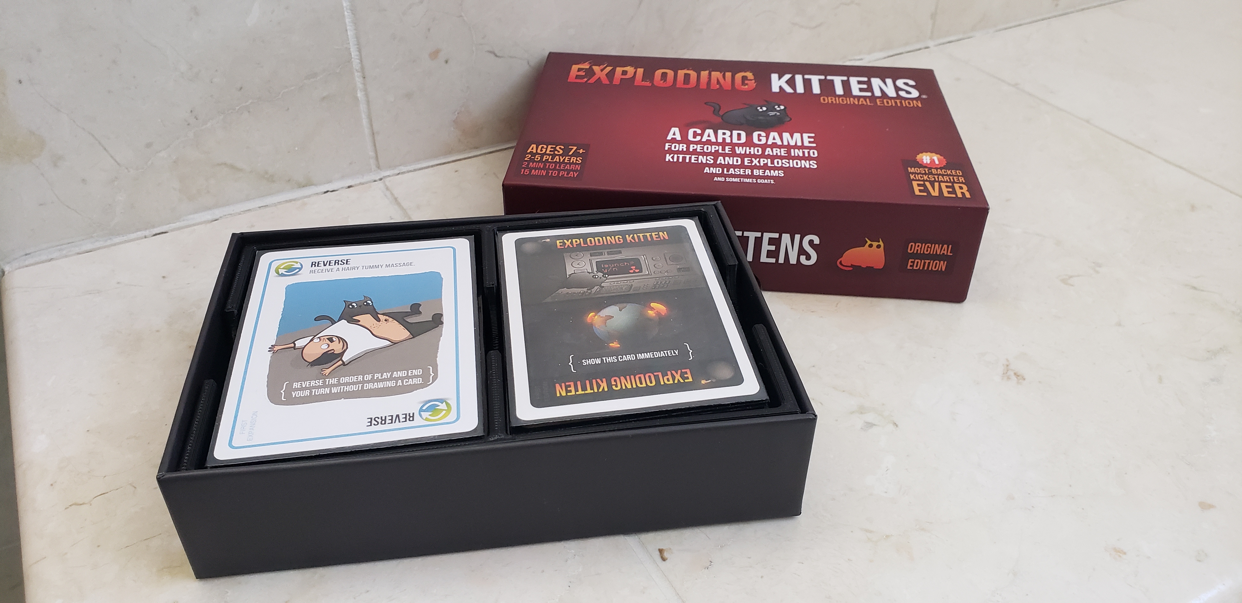 Exploding Kittens Replacement Box Insert - Sleeve Protectors