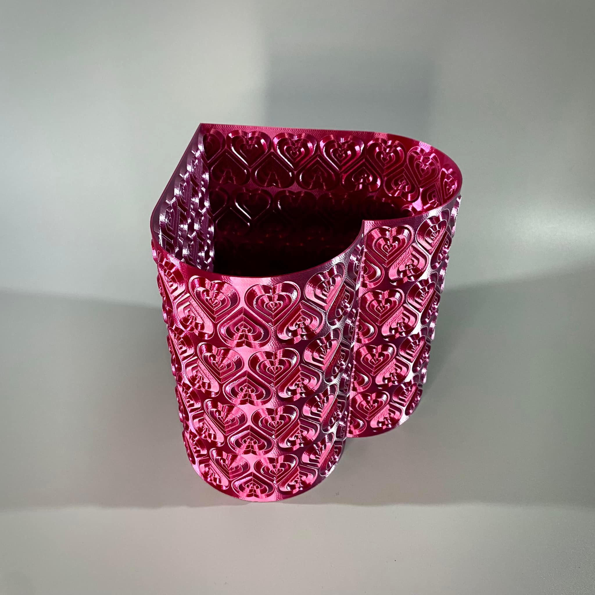 Ripple Heart Vase