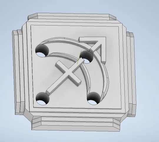 Sagittarius and Sagittarius universal button