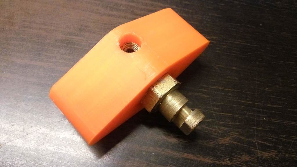 Welder cable connector handle