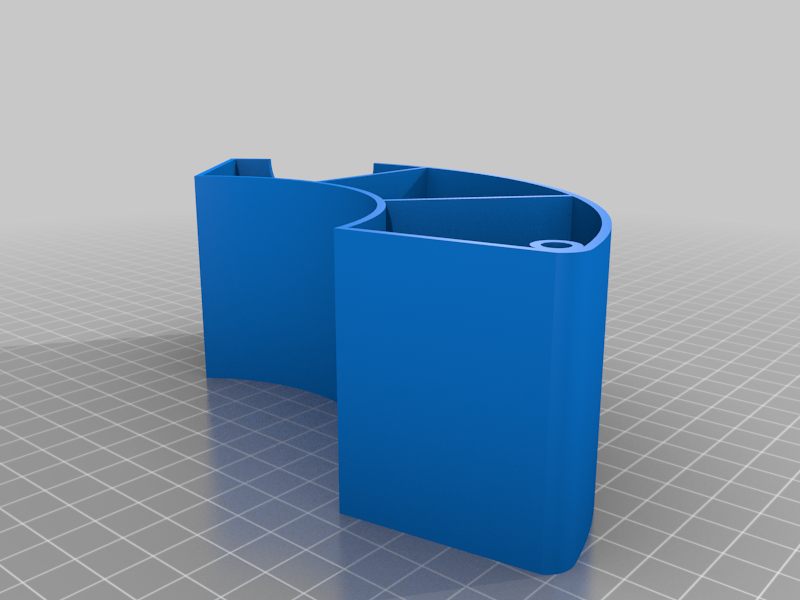 Spool drawer - storage box 200_105_58 1_3 3 przegrody M5