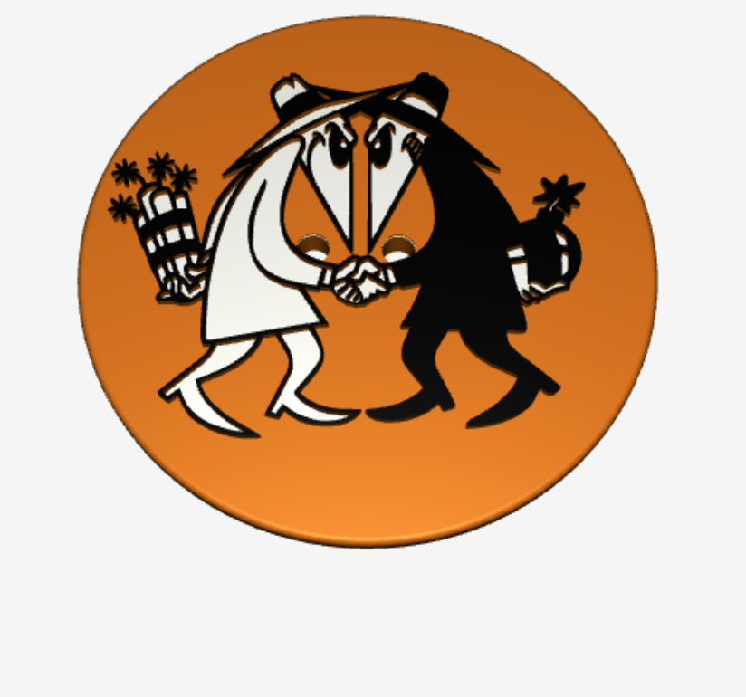 Spy VS Spy Button