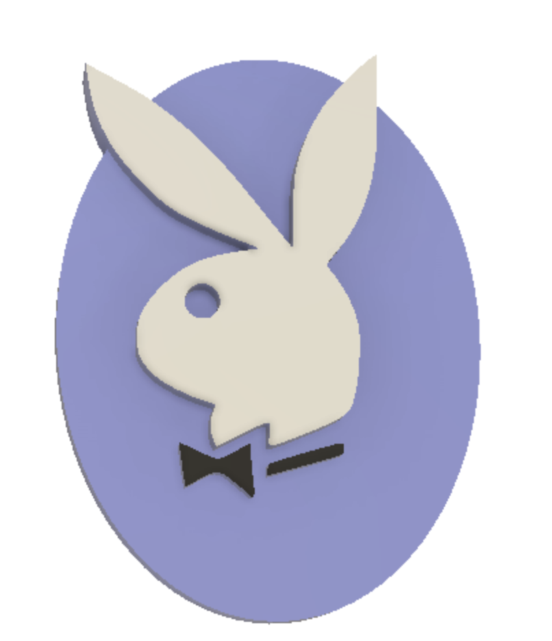 Playboy Bunny Button