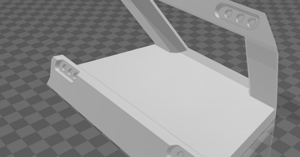 Free STL file Holder for Elgato Stream deck mini 👽・3D printing