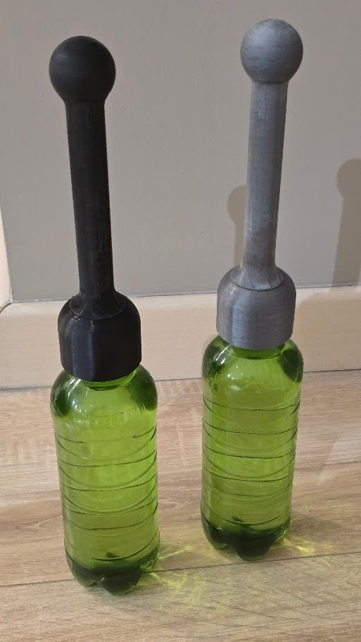 Indian Club from a water bottle