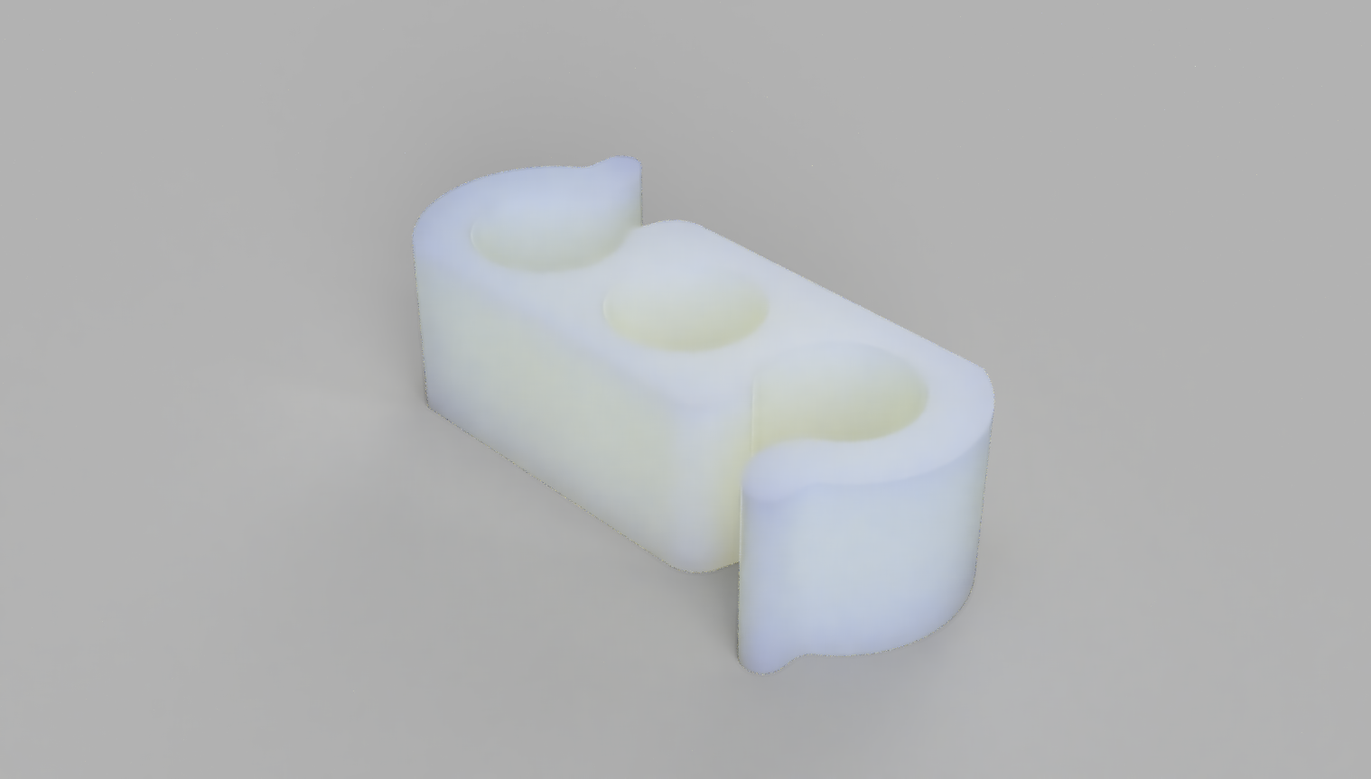 Cableclip Kabelclip z. B. USB 4mm Kabel mit Fusion360 Modell — thumbnail 2