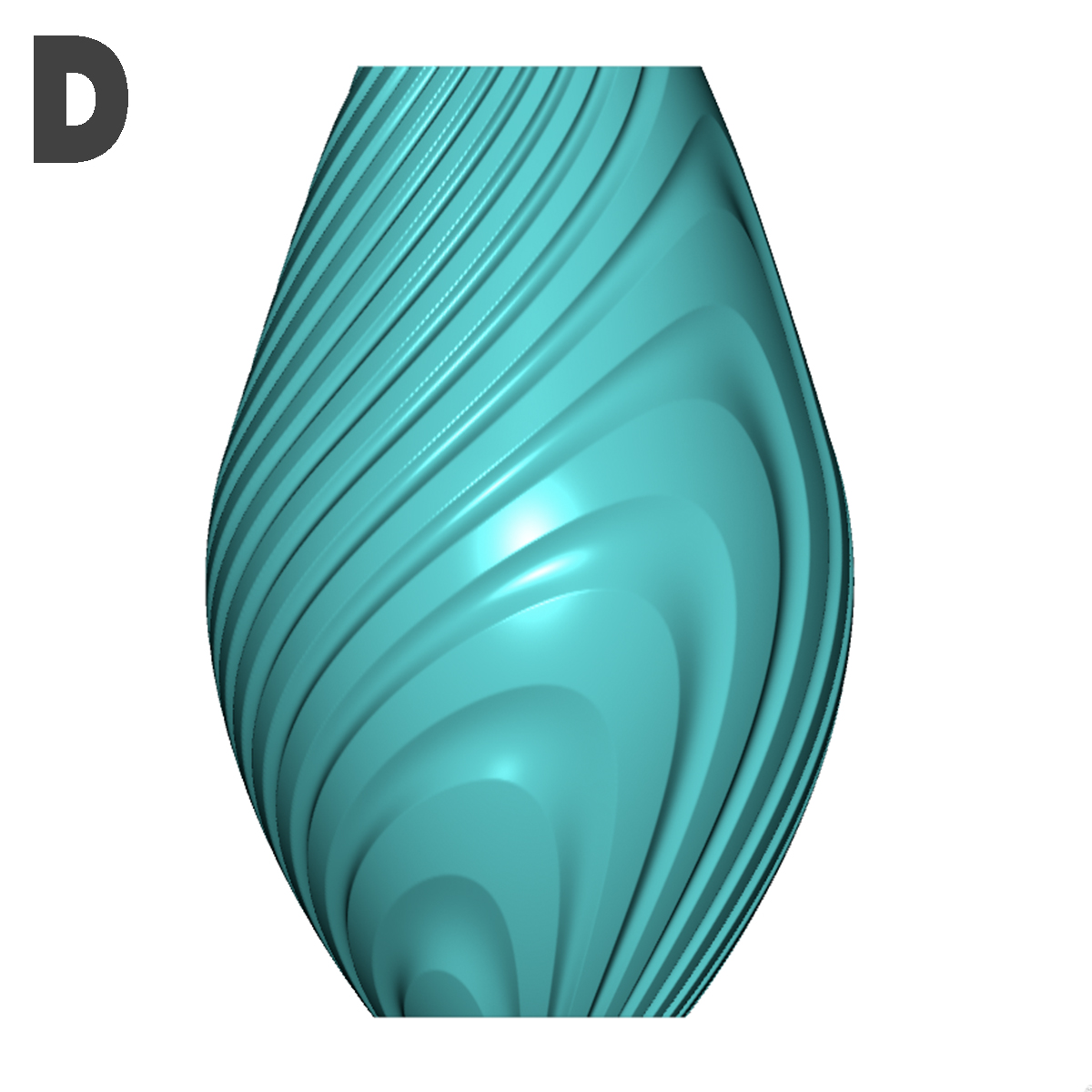 Miniatura 3 do modelo 3D ORBIT VASE COLLECTION