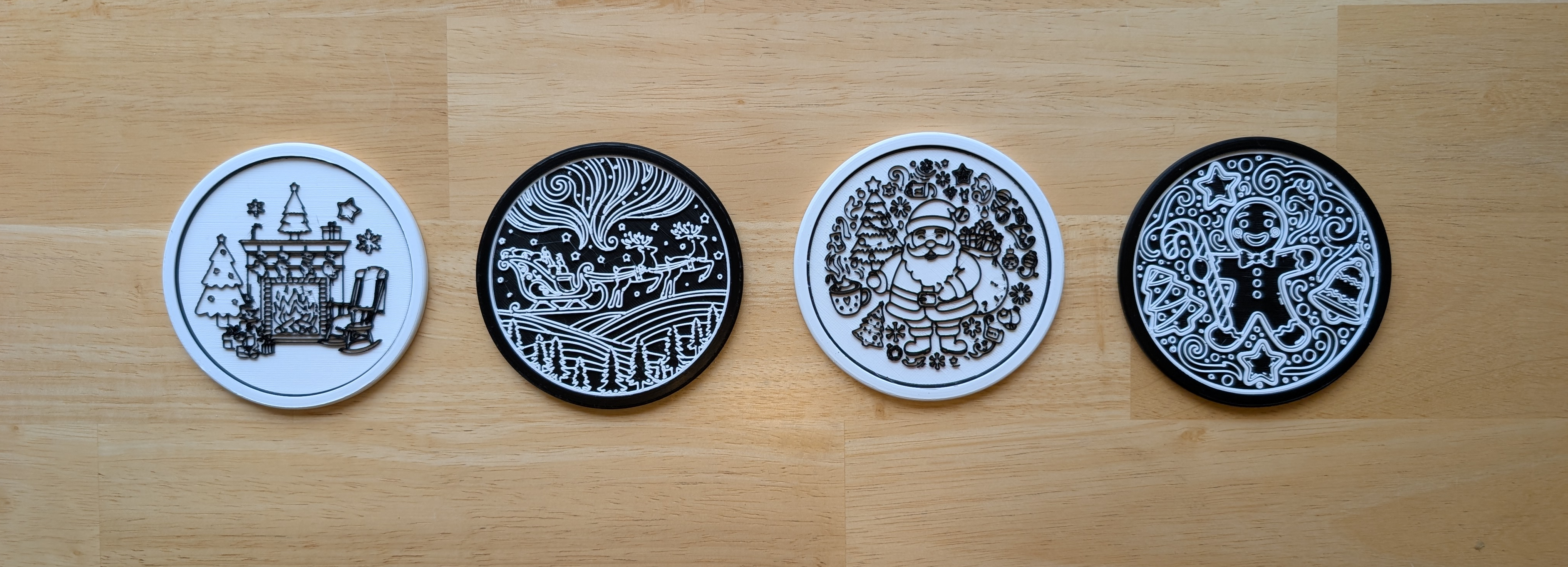 Christmas Coaster Set