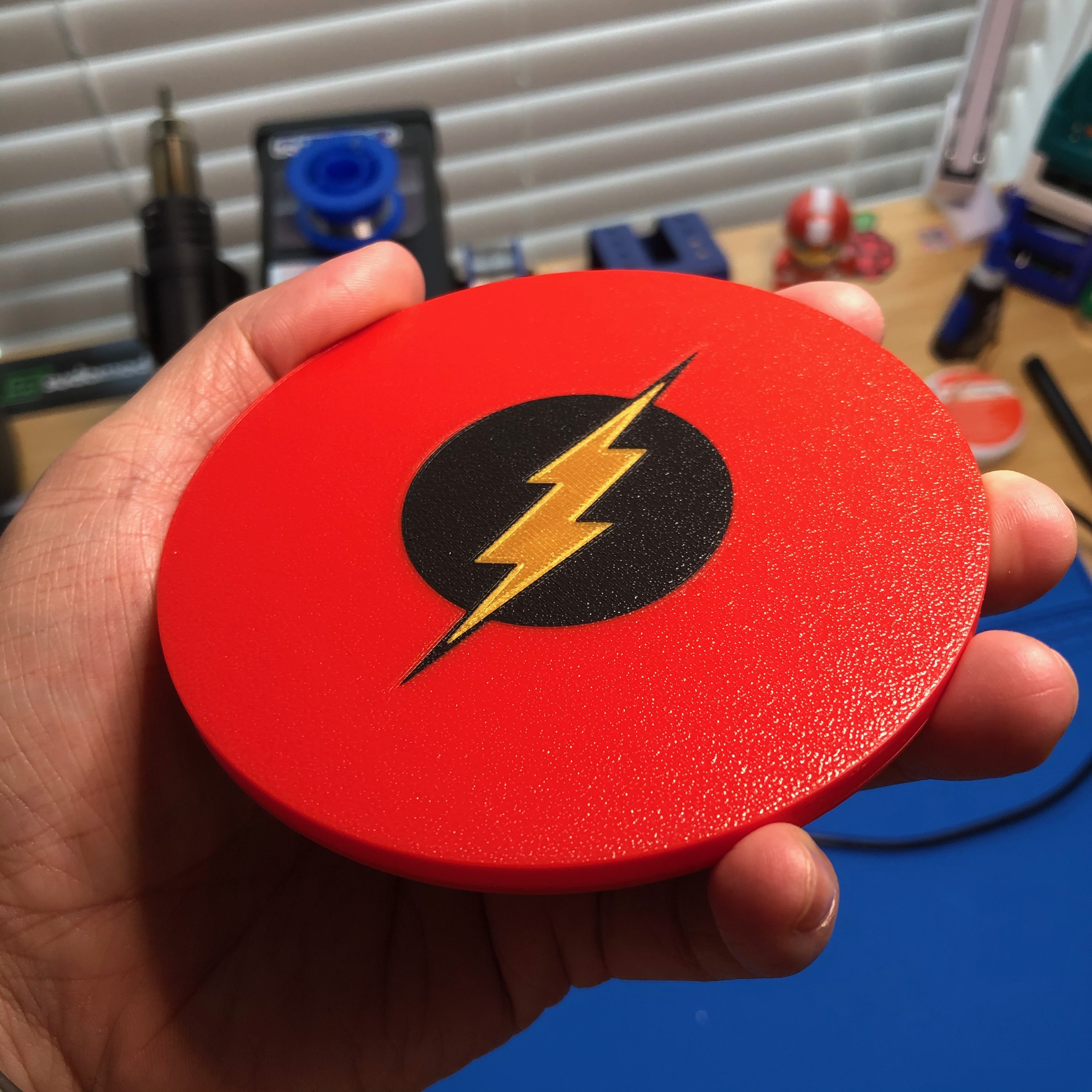 Miniatura 2 do modelo 3D DC Flash Logo Coaster