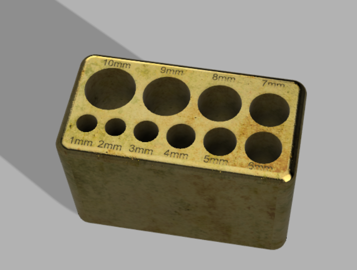 Metric Leather Punch Set (110mm) by Peter Sassaman Download free STL model