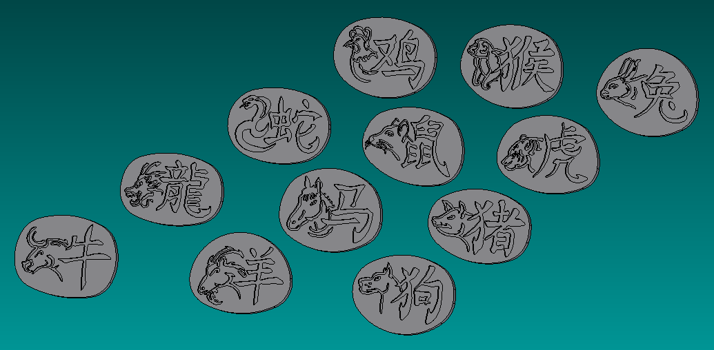 Chinese zodiac - all animals
