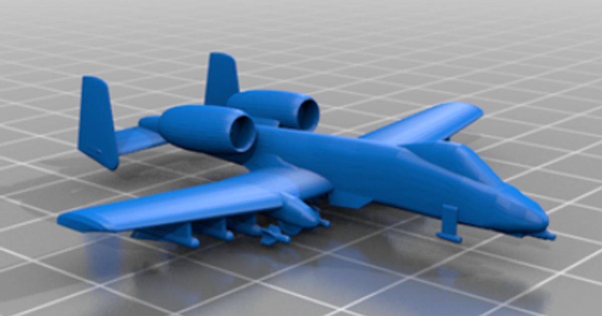 A-10 Warthog by sglombicki | Download free STL model | Printables.com