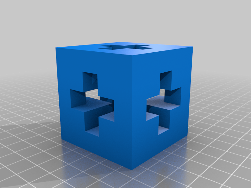 Jerusalem cube order (0,1,2) by Melmaking | Download free STL model ...