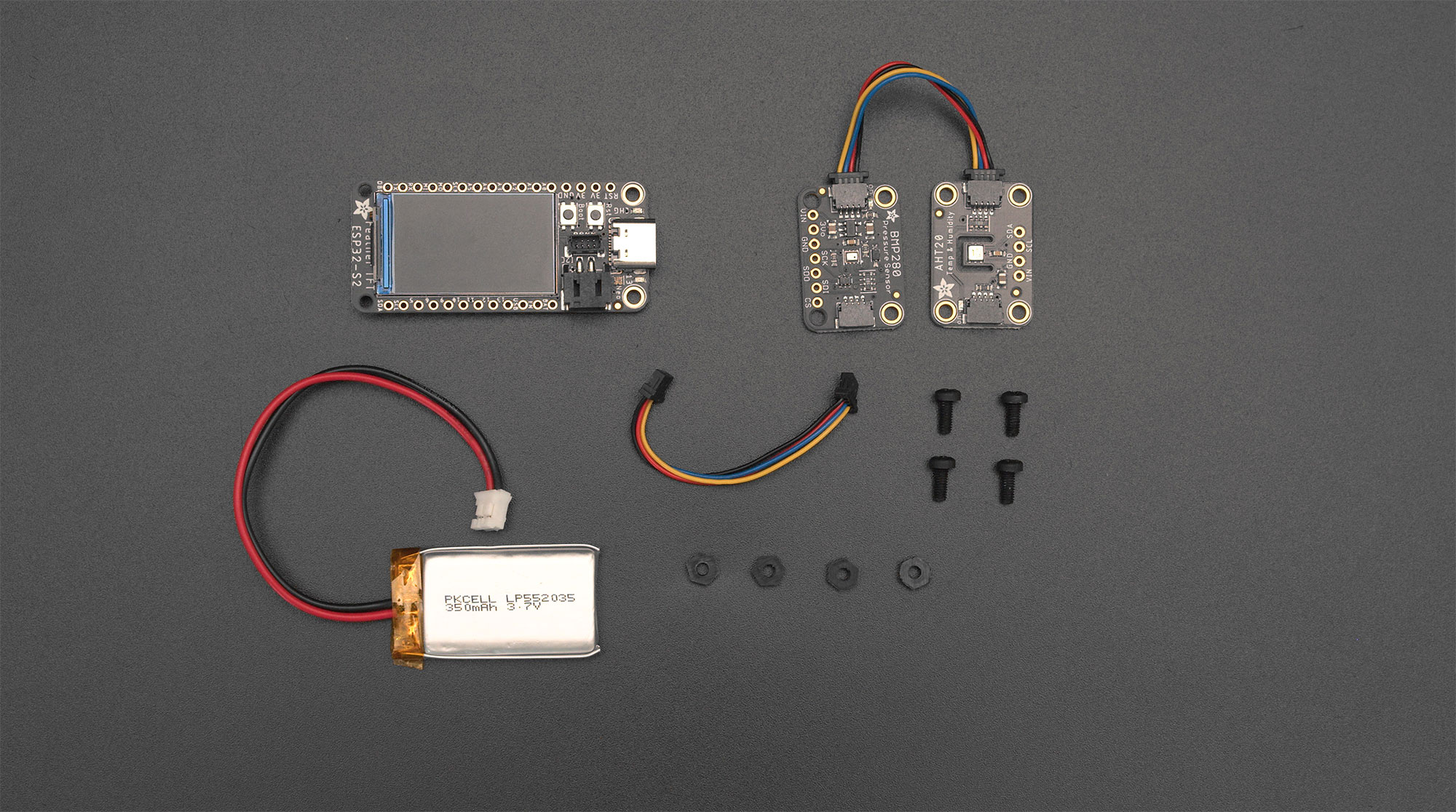 ESP32-S2 Feather TFT STEMMA Case by Adafruit | Download free STL model ...