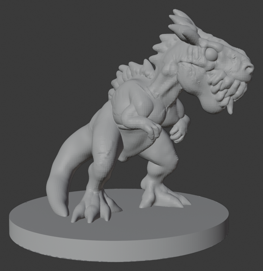 Horned Velociraptor Dinosaur (DND / TTRPG)