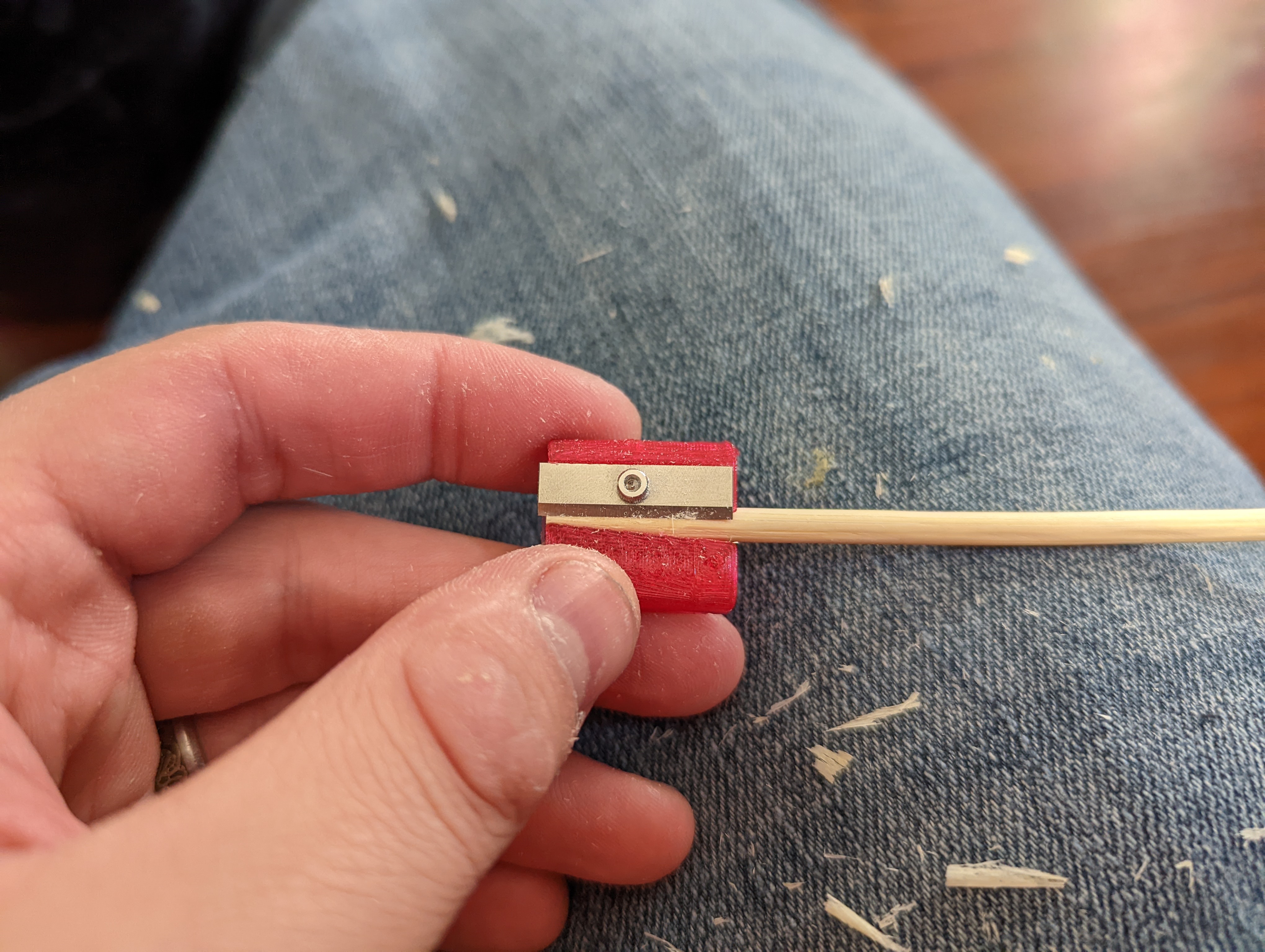 Bamboo Skewer Sharpener