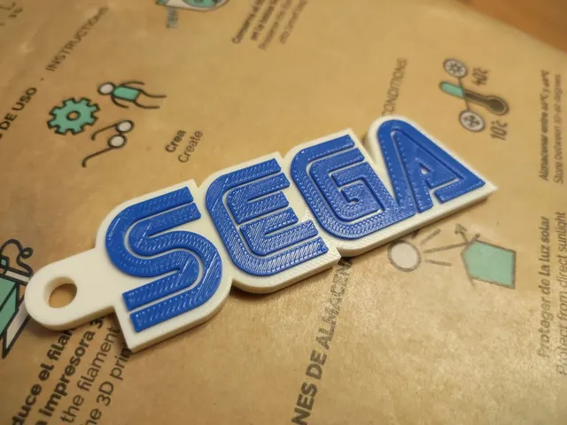 Llavero logo SEGA