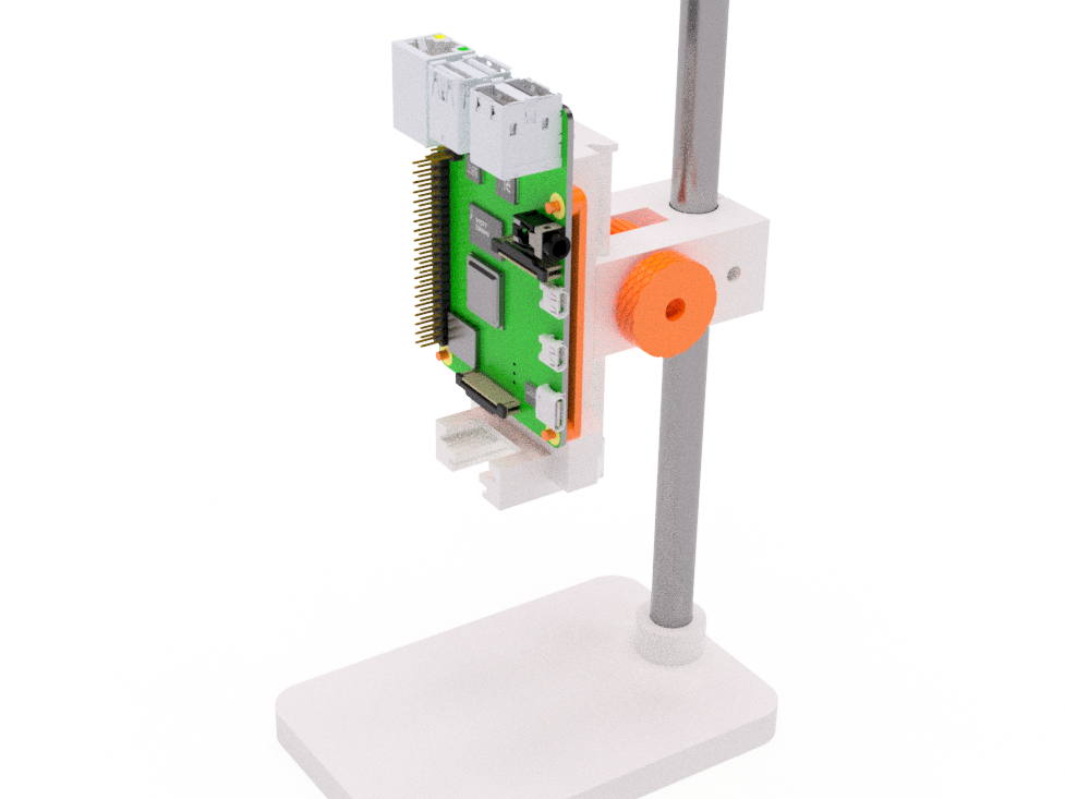 Raspberry Pi Microscope (Remix of BraunsCNC's designs)