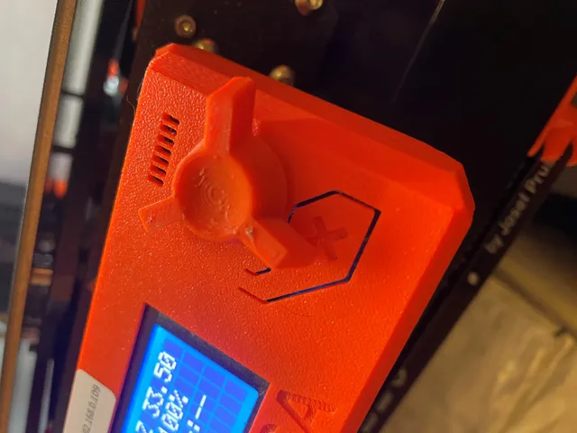 Triple tab LCD knob