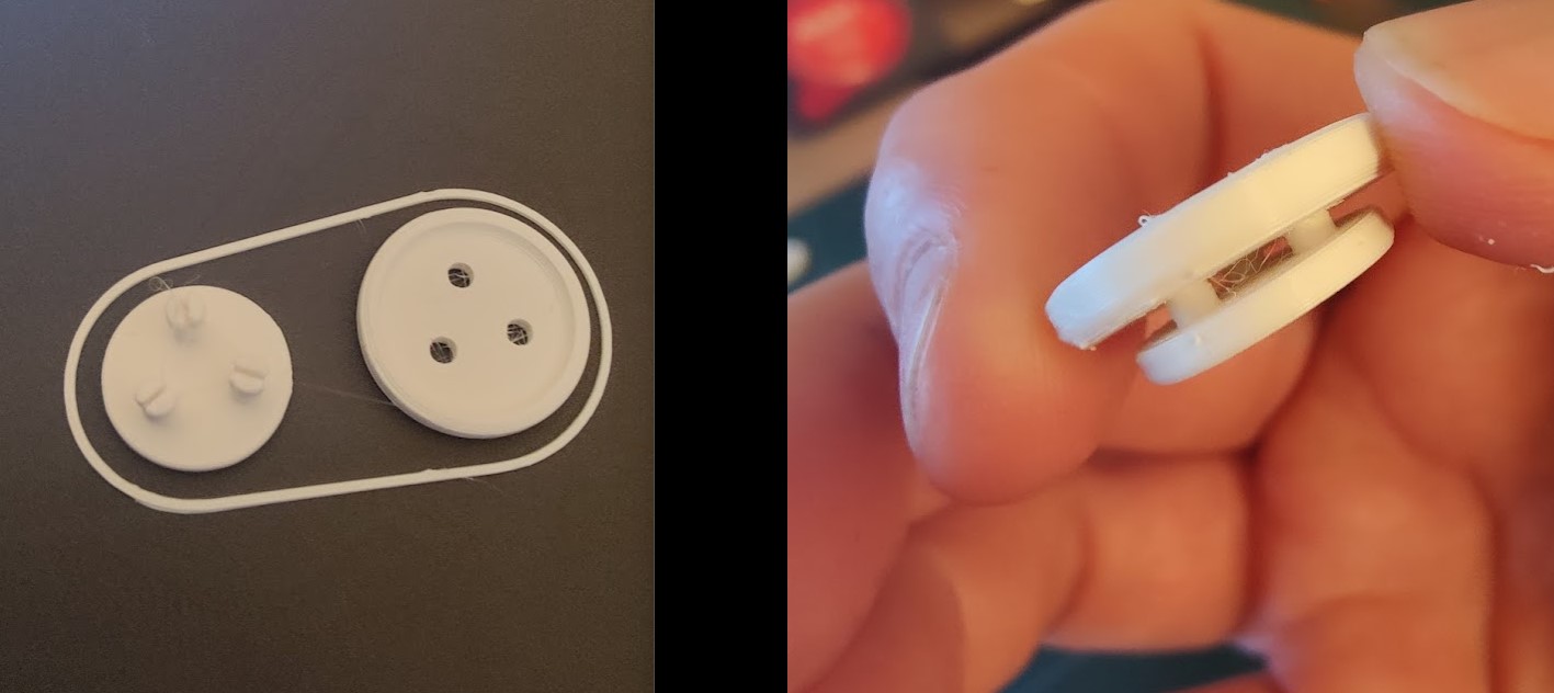 Miniatura 2 do modelo 3D Emergency Snap Button Prototype