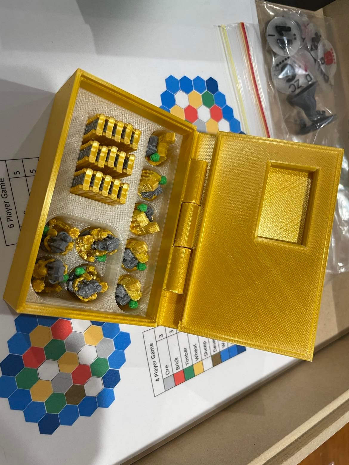 Settlers of Catan Player Piece Case