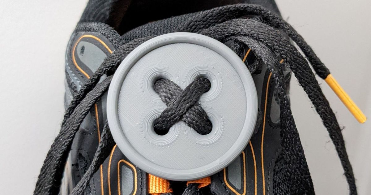 Shoe Button by FreestyleEngr Download free STL model