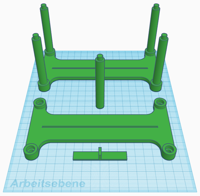 Miniatura 6 do modelo 3D Stackable Slotcar Stand