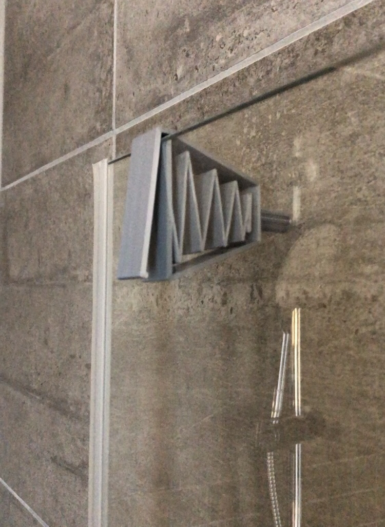 Shower door bumper