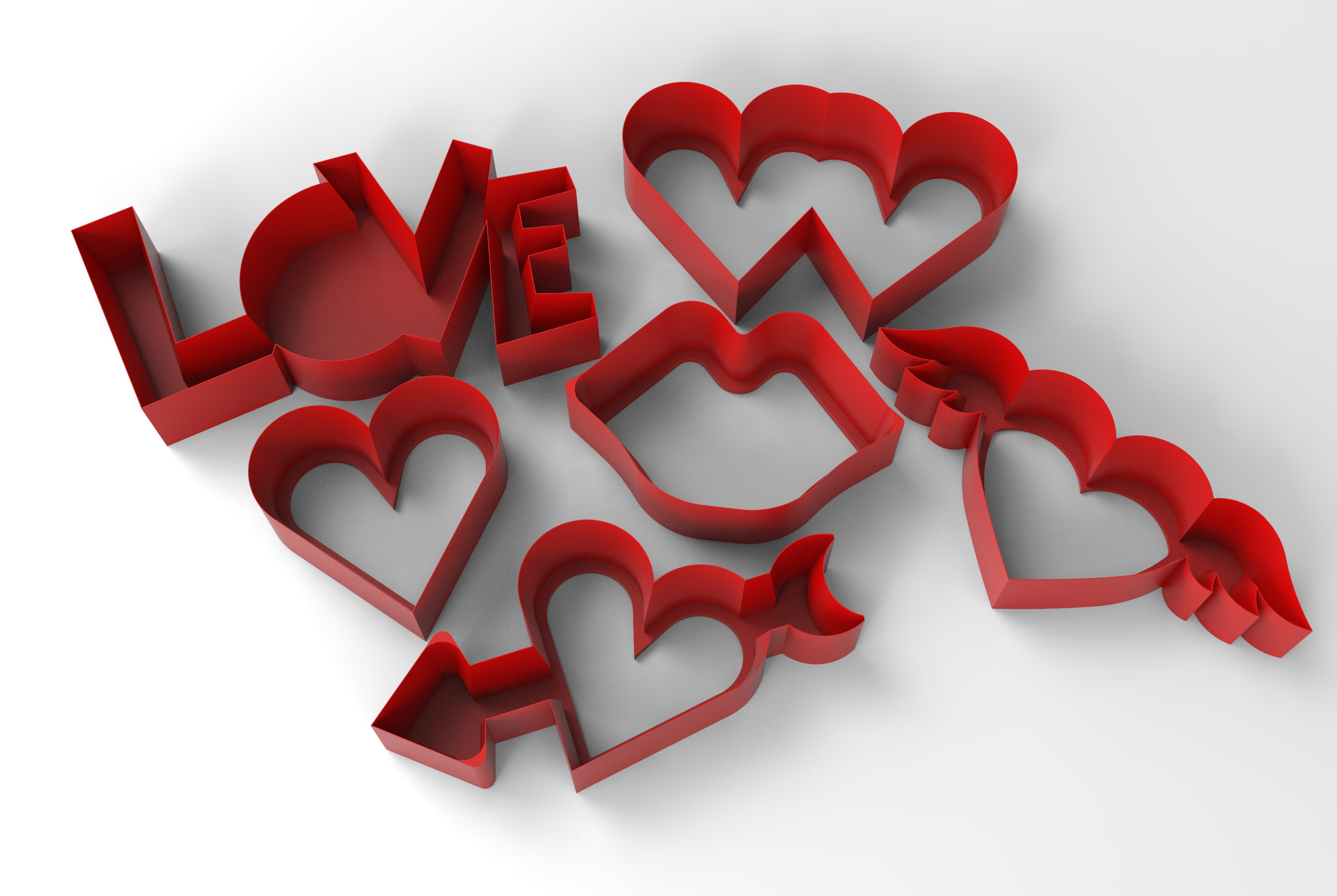 LOVE vykrajovatka