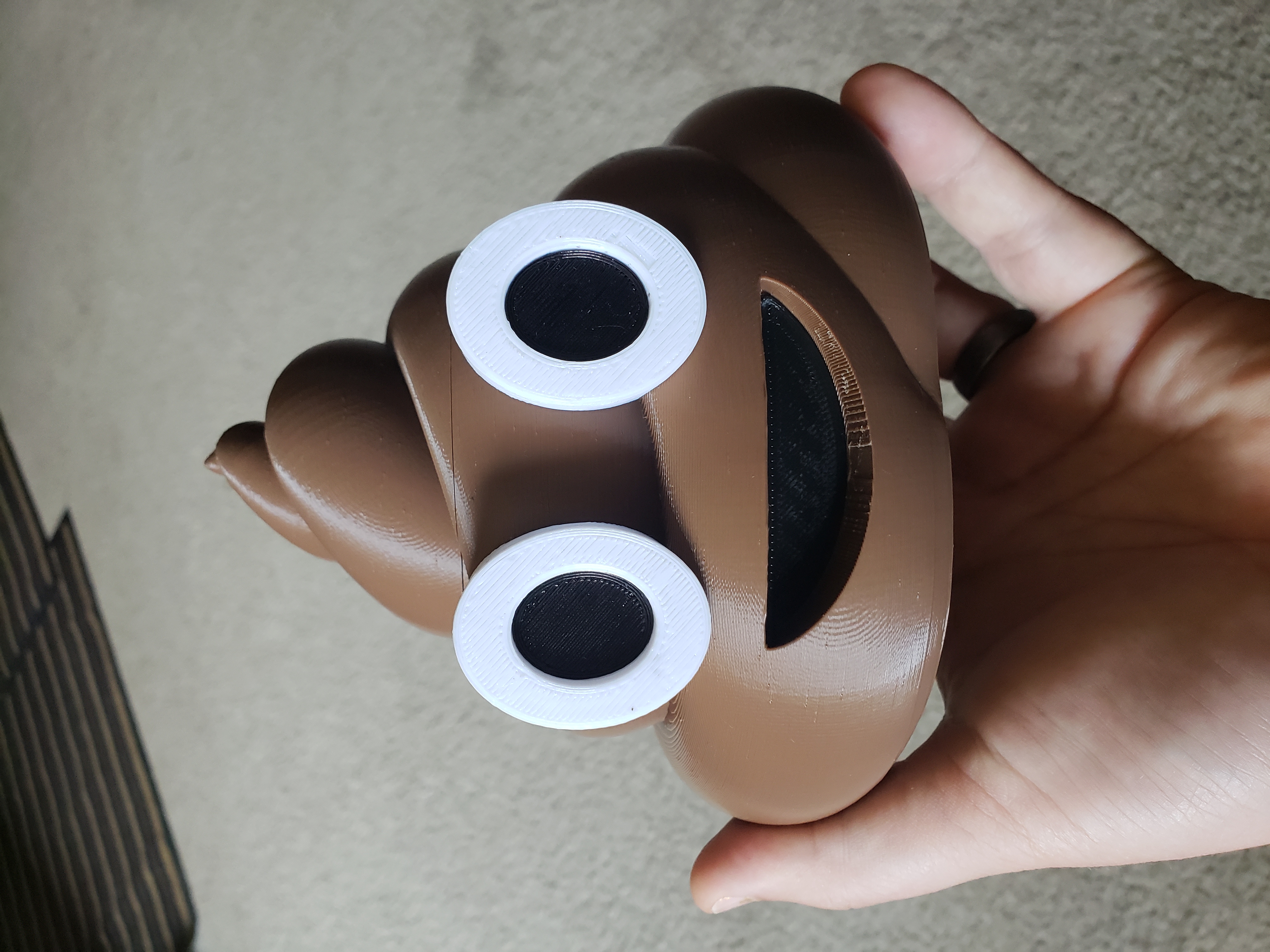 Poop Emoji Container Jar Multi-Part-Color