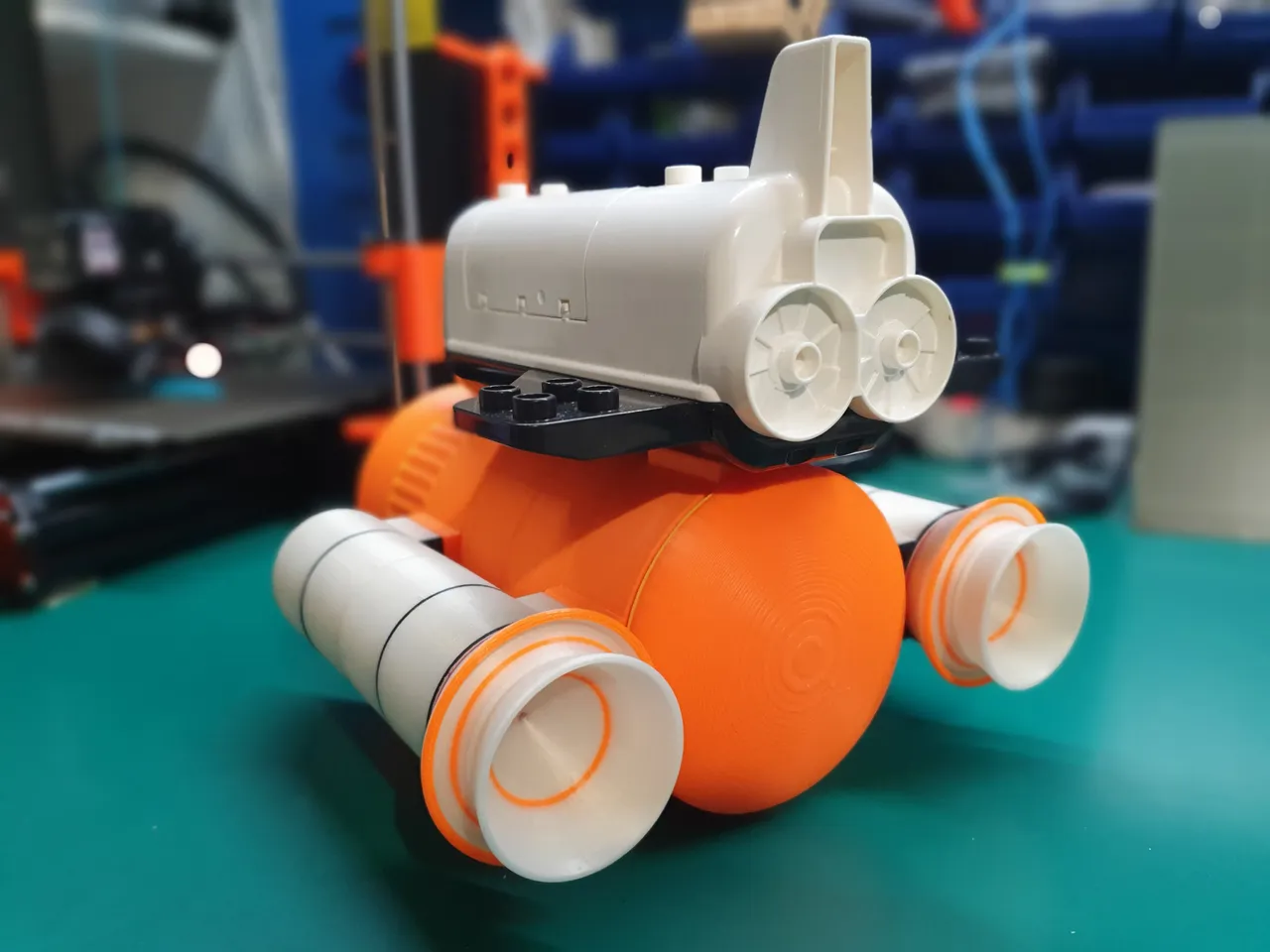 🚀 DUPLO compatible external tank and booster by | Download free STL model | Printables.com