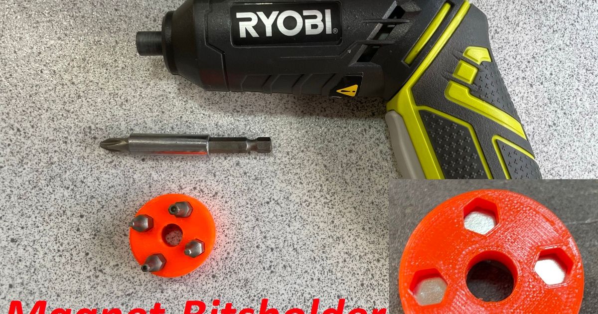Ryobi quick turn screwdriver bitholder by TC Download free STL model