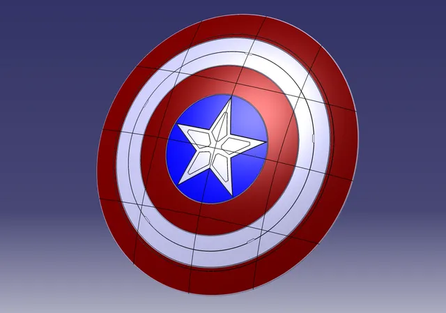 Captain America Shield (durable design)