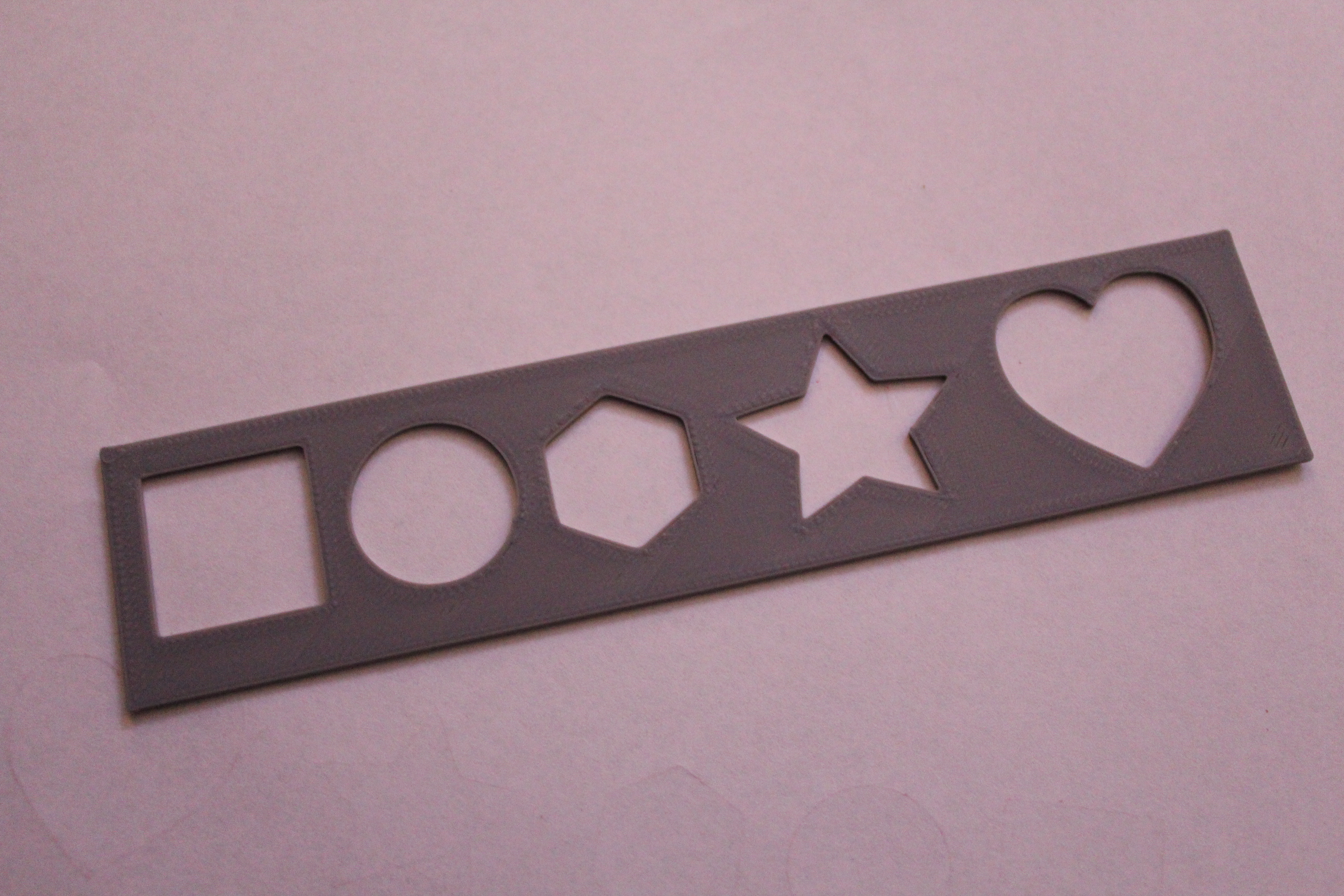 stencil book mark