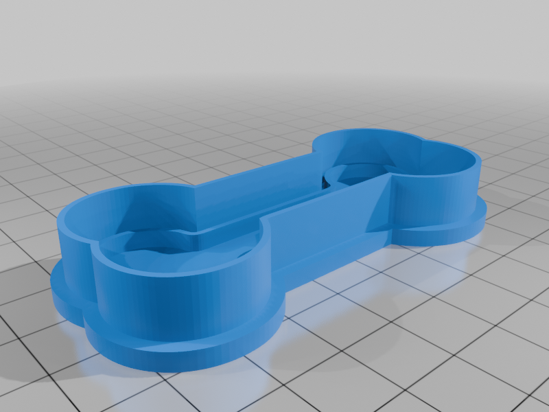 Miniatura 2 do modelo 3D Dog Bone Cookie Cutter