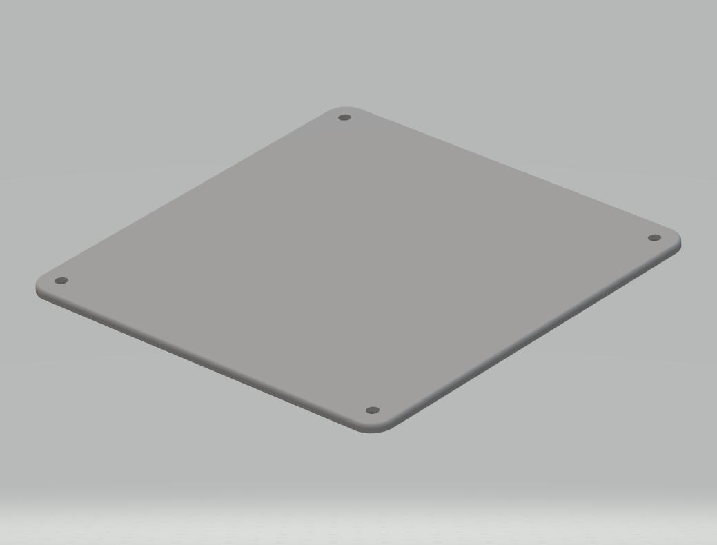 140mm Fan Block Off/Delete Plate