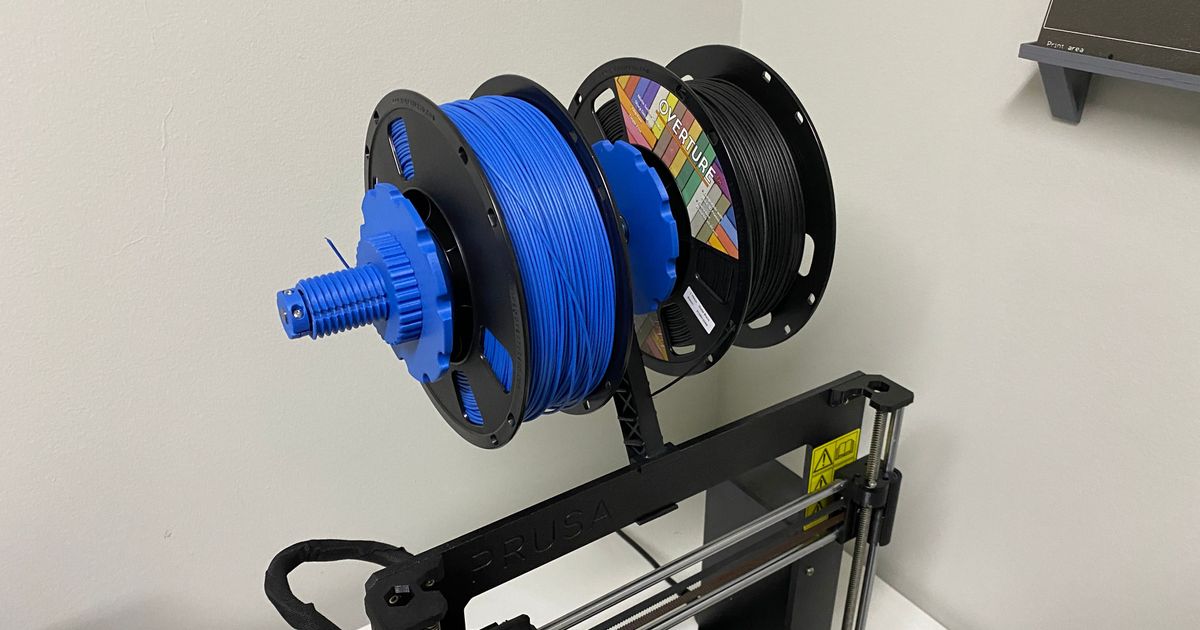 Filament Holder with Bearings Stock mount by Download