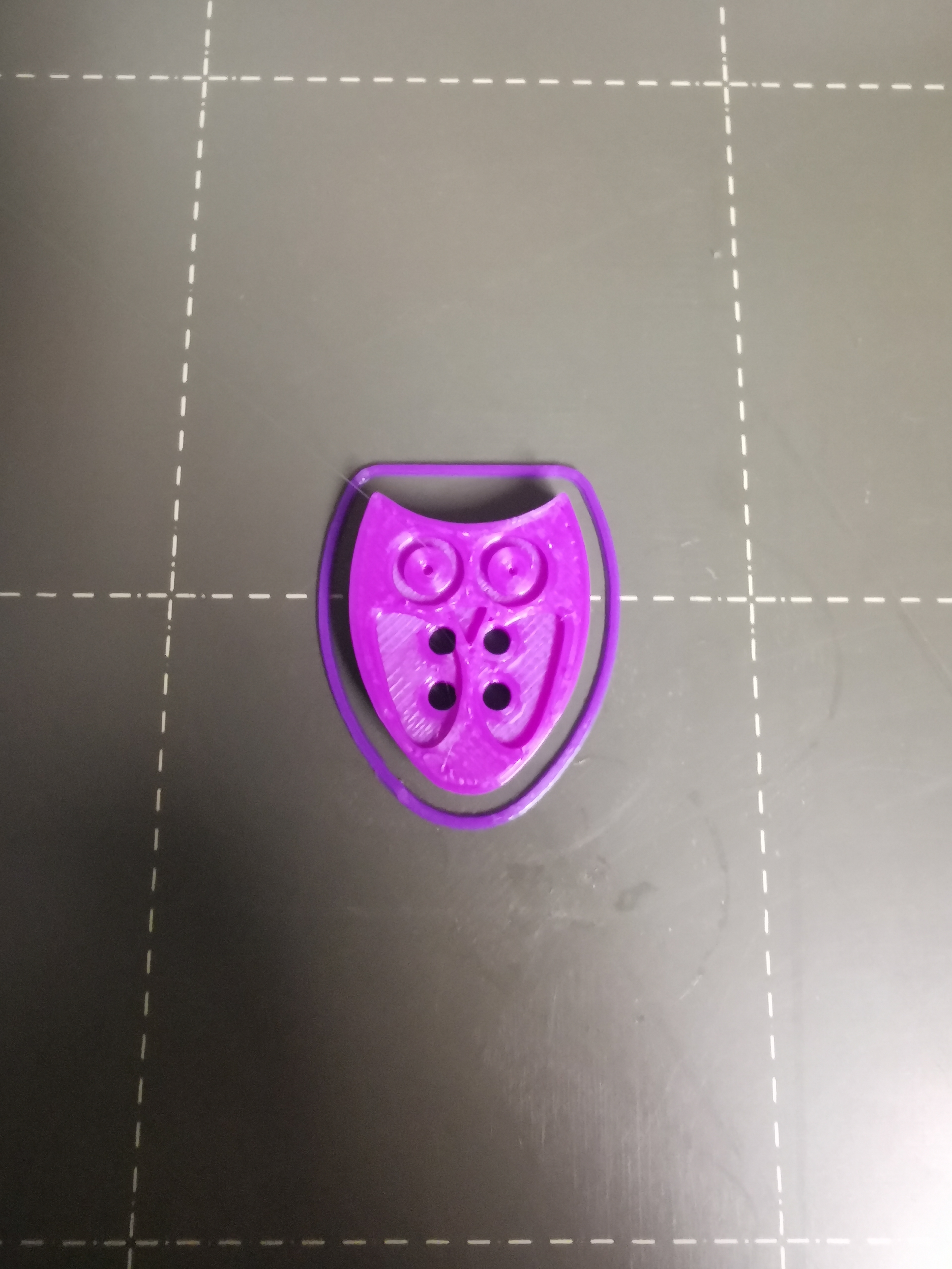 Clothes Buttons Owl