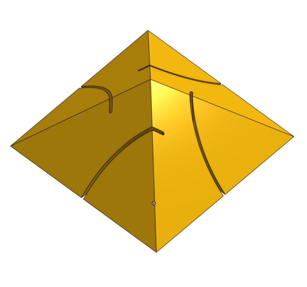 4 leaf pyramid