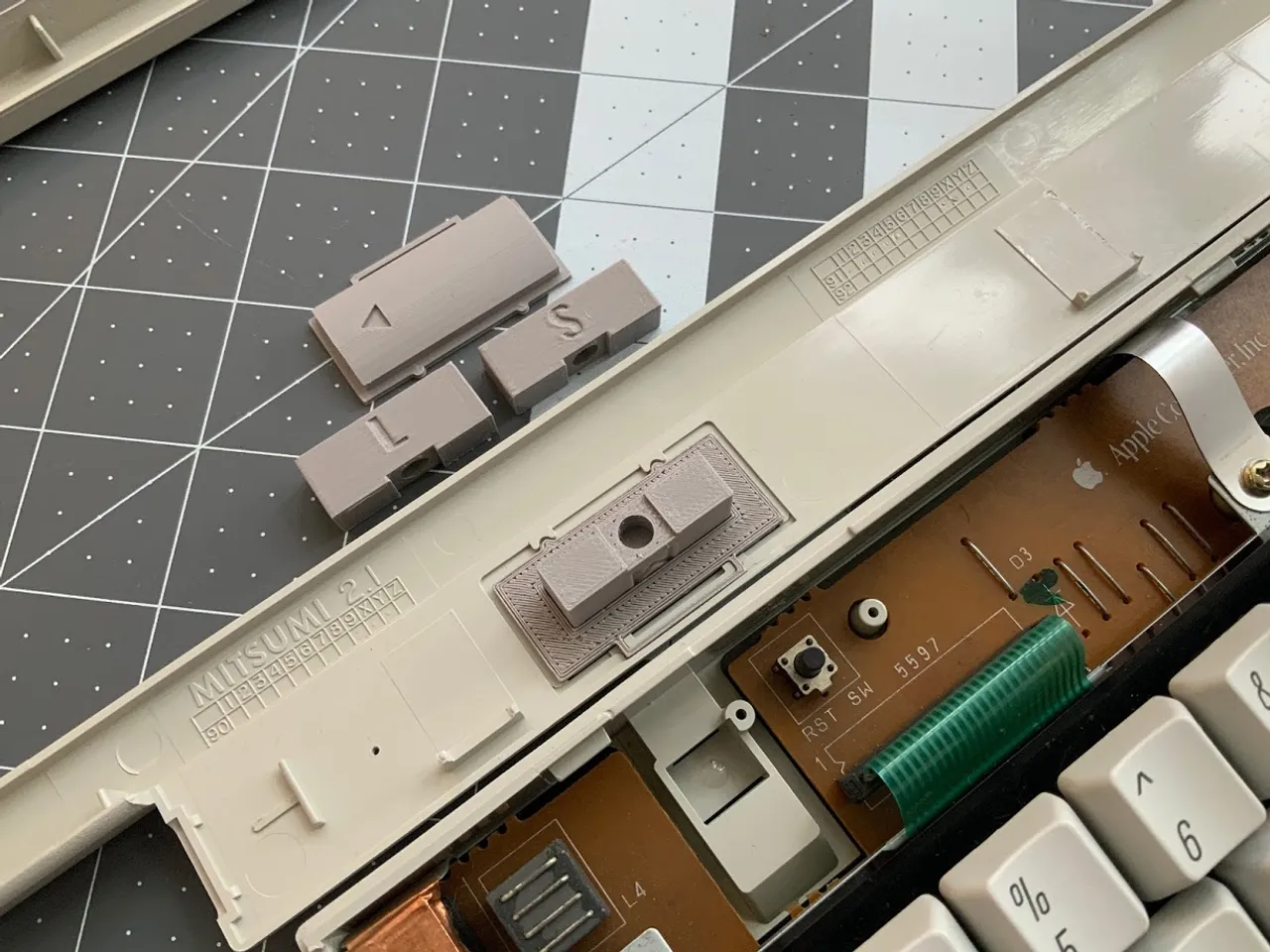 よっこ Apple keyboard 角マウス　Powerkey よっこ 様専用Apple keyboard 角マウス Powerkey（MG108B Bunny