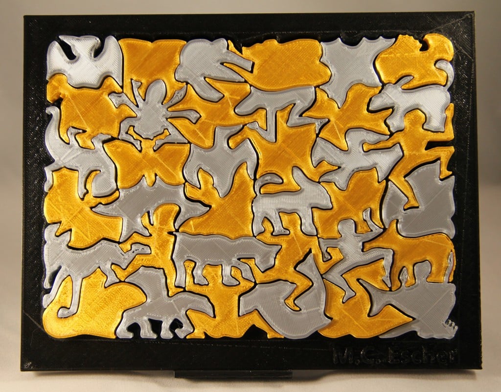 Escher Mosaic I Puzzle
