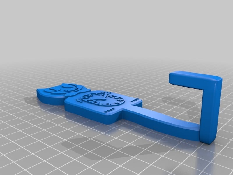 Miniatura 3 do modelo 3D Kit Cat Clock Hook