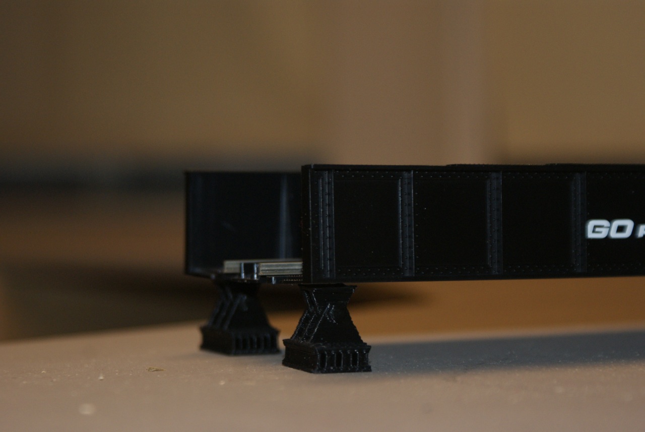 HO Scale Bridge Shoe (Pedestal) by BK Hobby Download free STL model