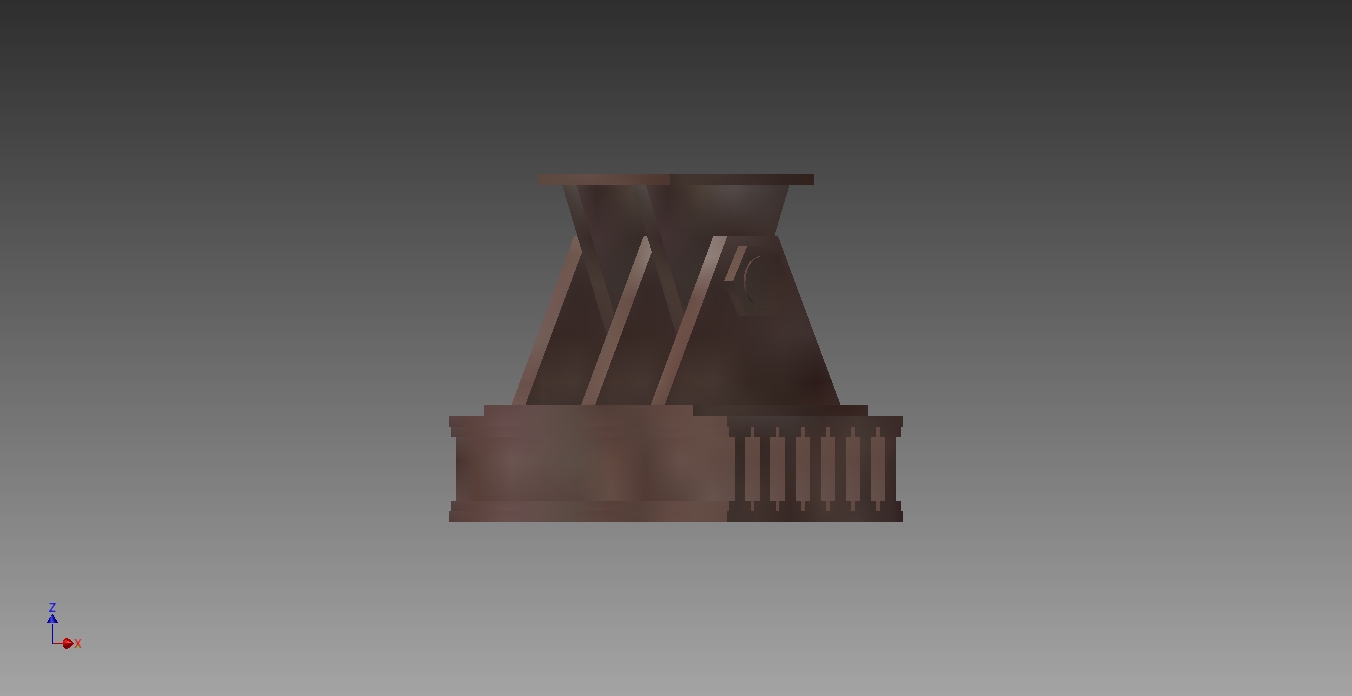 HO Scale Bridge Shoe (Pedestal) by BK Hobby Download free STL model