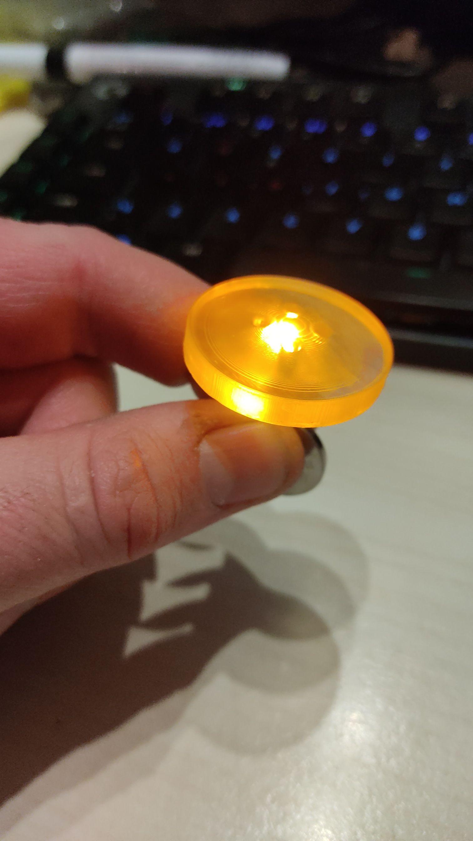 Miniatura 3 do modelo 3D Led coat Button