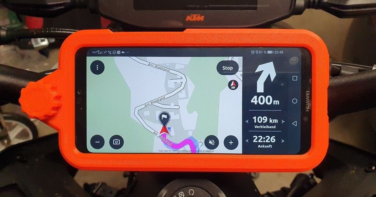 3d printed motorcycle phone mount hot sale
